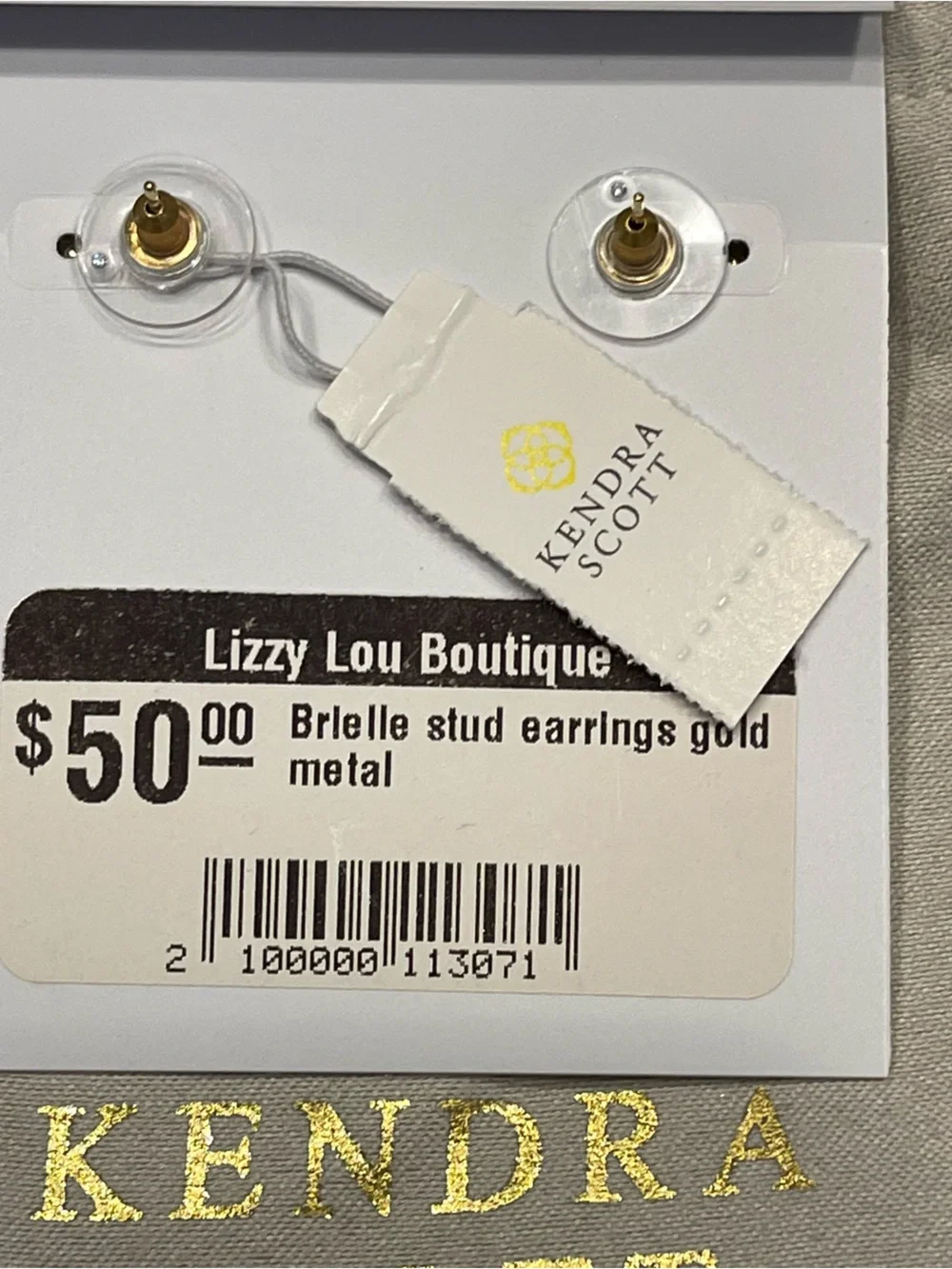 Kendra Scott Gold Floral Sunburst Stud Earrings